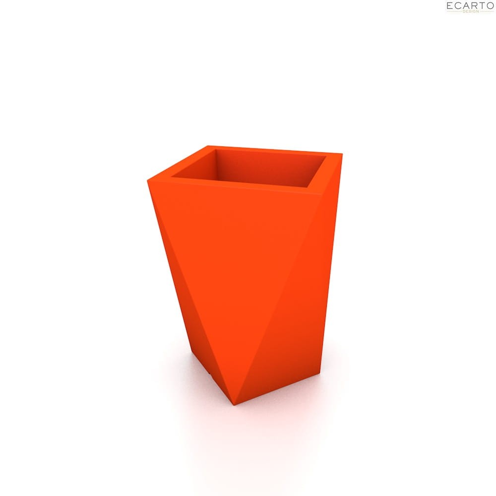 DONICA VASO 40x40x60  POMARAŃCZOWA