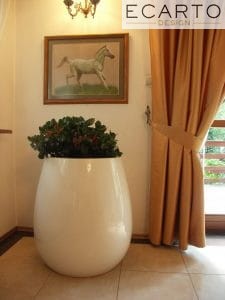 DONICA SILBA  Ø70x75 CZARNY POŁYSK