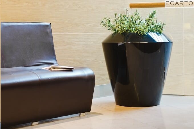 DONICA CIANICO Ø75X75 ANTRACYT MAT