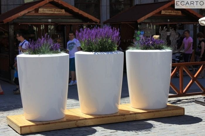 DONICA ANAKENA Ø100x125 BIAŁY POŁYSK