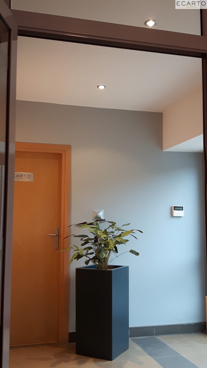 Donica  CUBO ALTA 40X40X80 ANTRACYT MAT