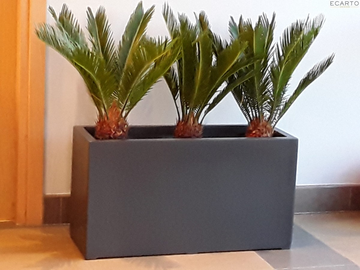 Donica  LARGO 75x28X40 ANTRACYT MAT