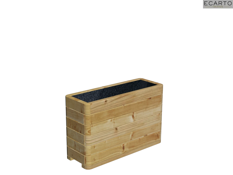 DONICA Z DREWNA IMPREGNOWANEGO 90x32x57