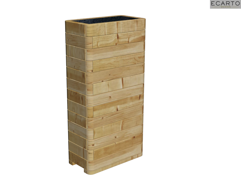 DONICA Z DREWNA IMPREGNOWANEGO 60x32x120