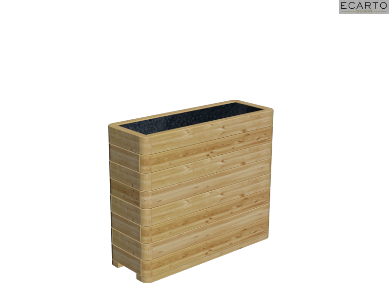 DONICA Z DREWNA IMPREGNOWANEGO 90x32x75