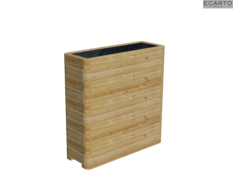 DONICA Z DREWNA IMPREGNOWANEGO 90x32x90