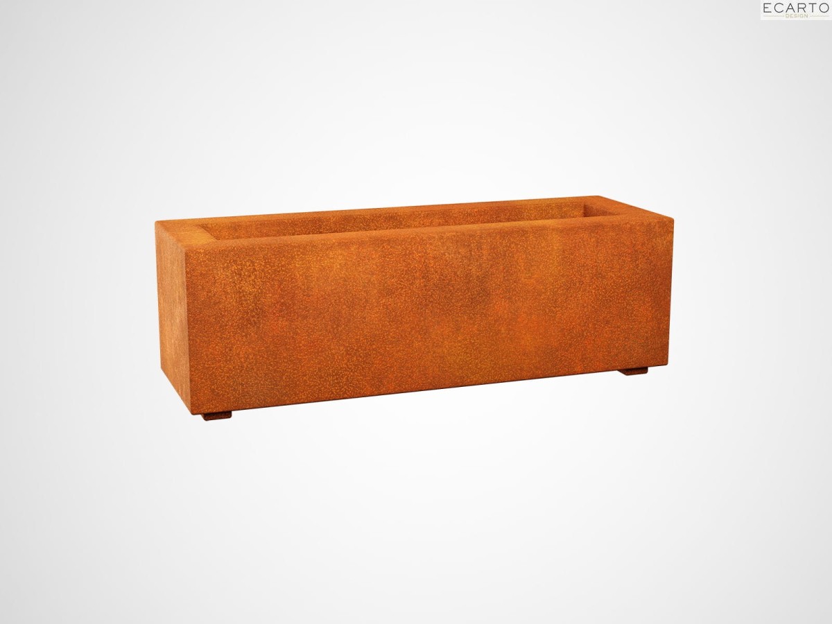 DONICA METALOWA – CORTEN LARGO 1  90x30x30 