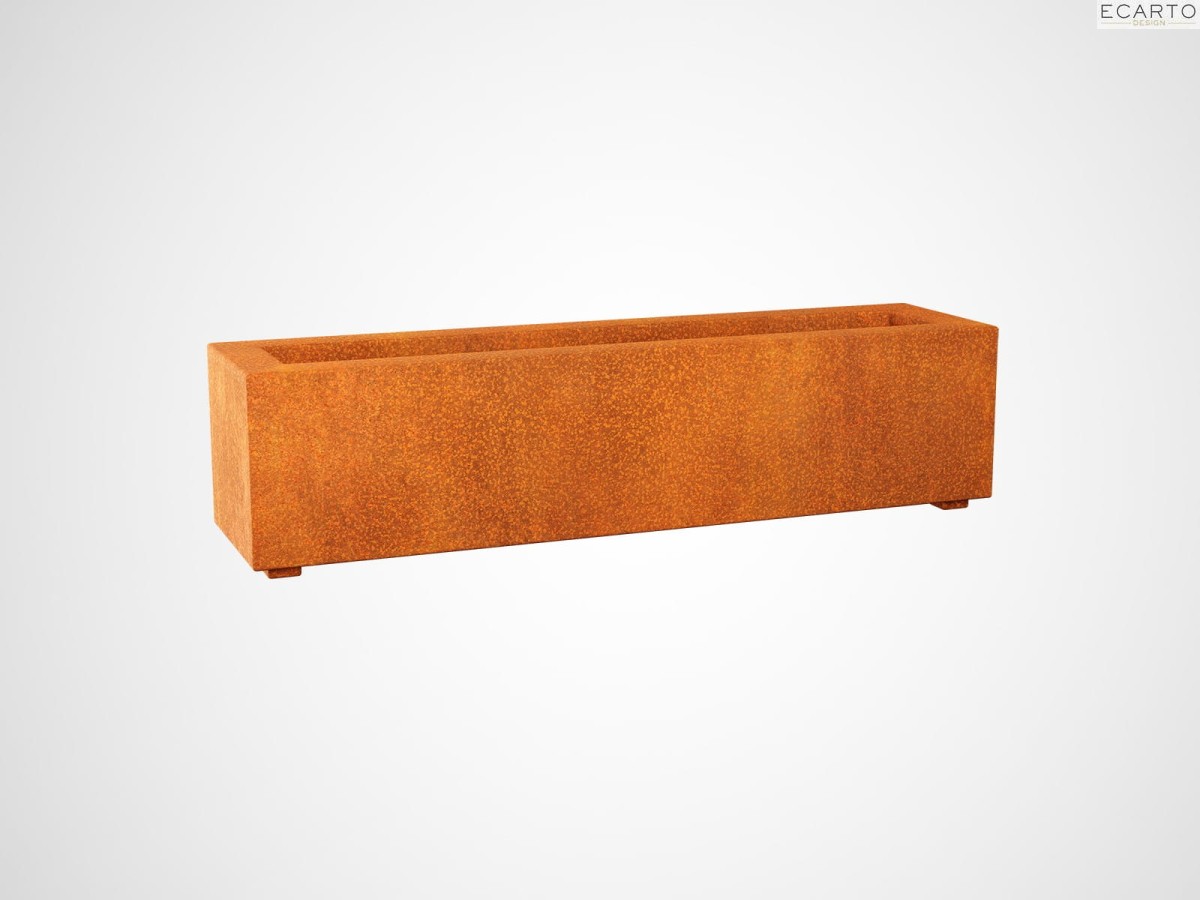 DONICA METALOWA – CORTEN LARGO 2  120x30x30