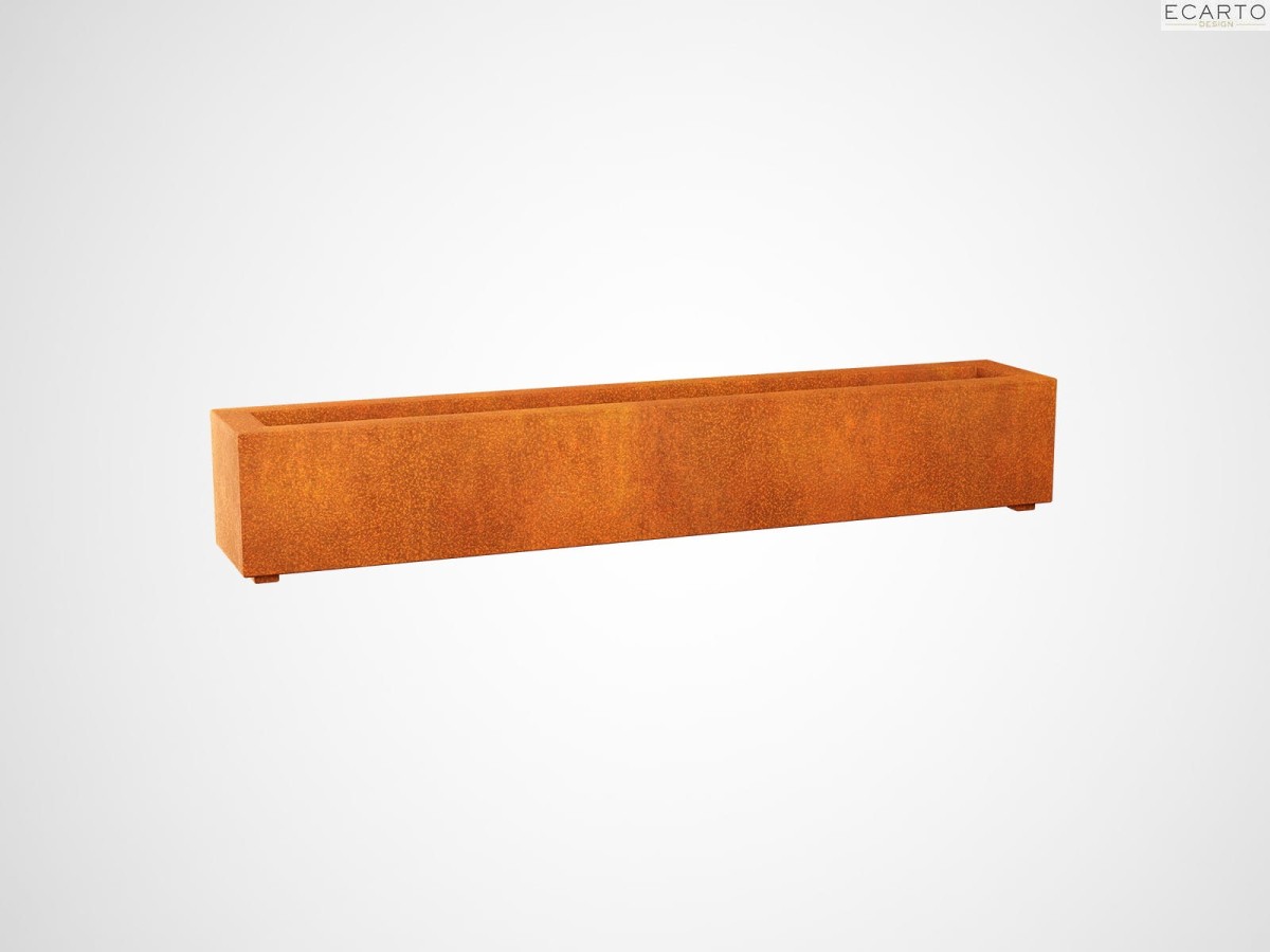 DONICA METALOWA – CORTEN LARGO 3  180x30x30