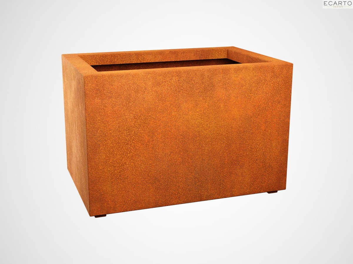 DONICA METALOWA – CORTEN LARGO 5  90x60x60