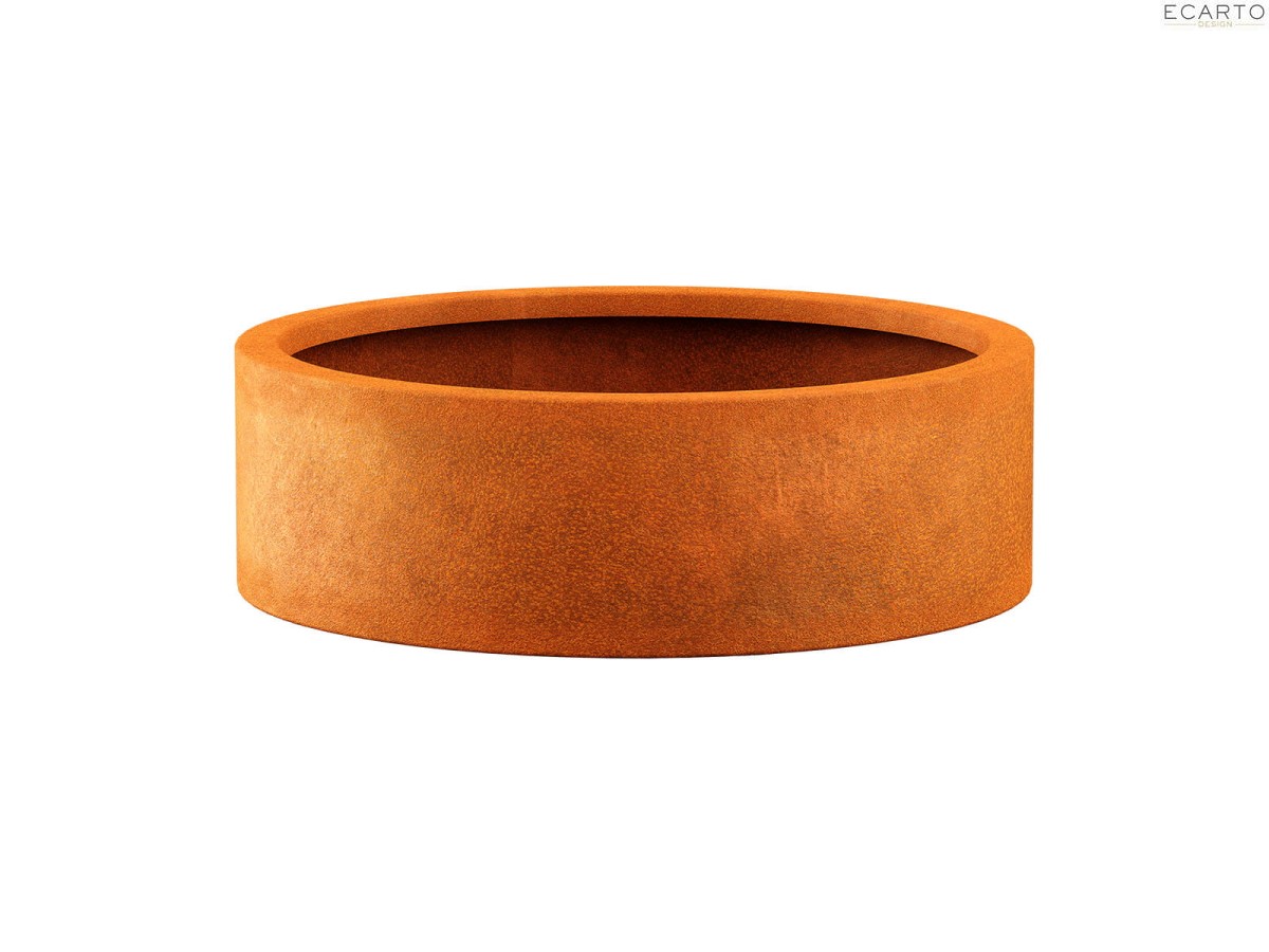 DONICA METALOWA – CORTEN CIRCULO 8 Ø90x60