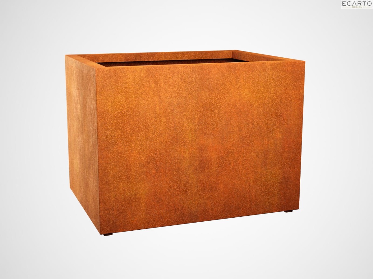DONICA METALOWA – CORTEN LARGO 9 120x90x90