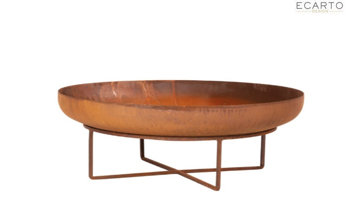 Palenisko ogrodowe MAUI Pordzewione 850x340