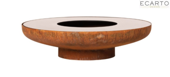 Palenisko ogrodowe POA Pordzewione 850x240 