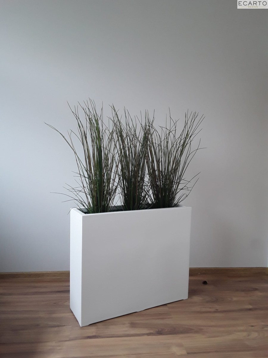 Donica  LARGO 76x30x90  BIAŁY POŁYSK