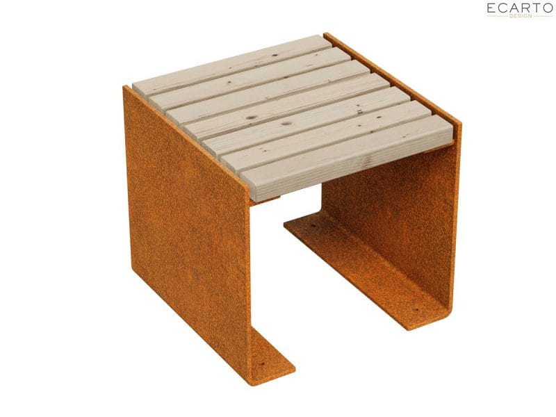 ŁAWKA OGRODOWA/MIEJSKA CORTEN FLANCO B1