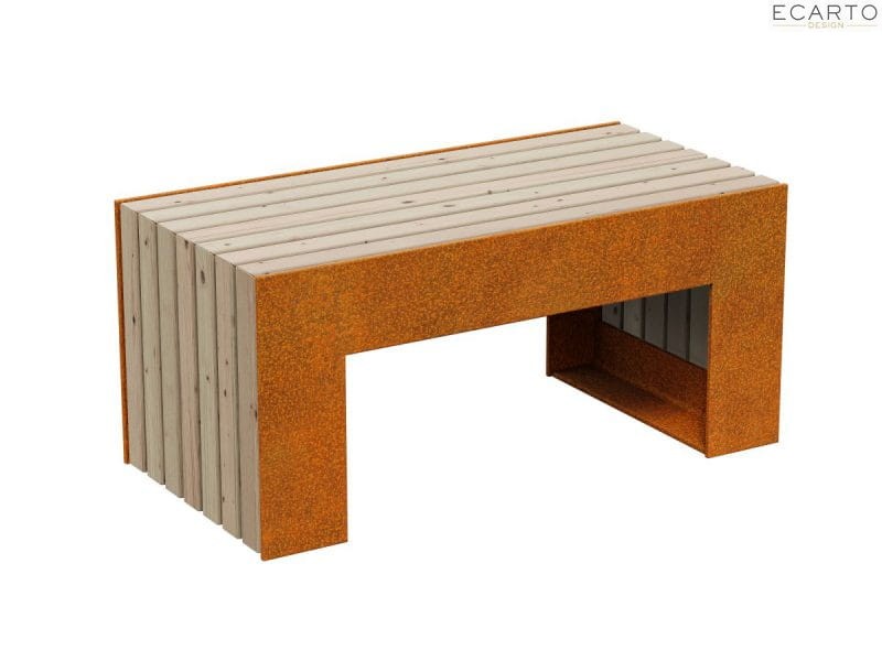 ŁAWKA OGRODOWA/MIEJSKA CORTEN MASETA 2