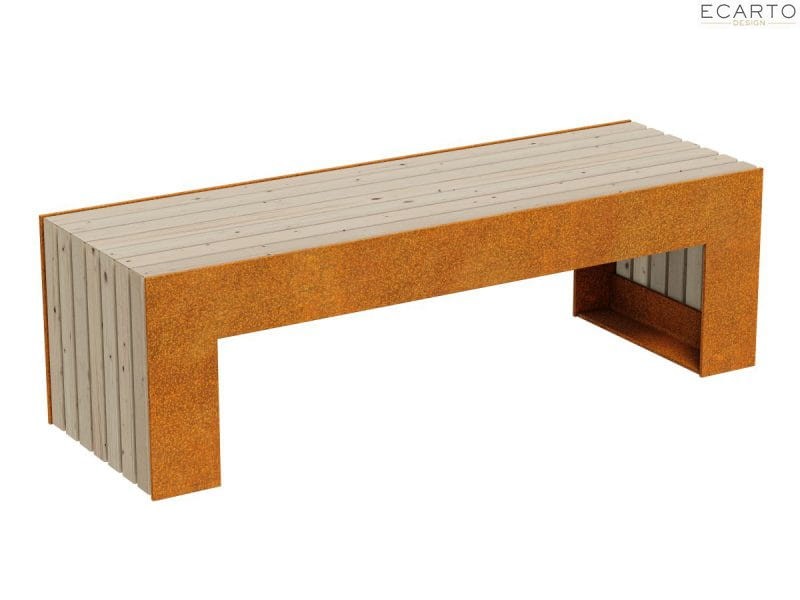 ŁAWKA OGRODOWA/MIEJSKA CORTEN MASETA 3