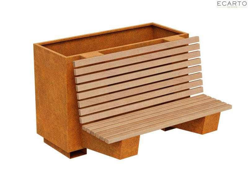 ŁAWKO-DONICA CORTEN BASTIDOR 6