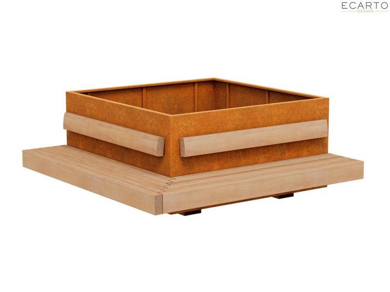 ŁAWKO-DONICA CORTEN BASTIDOR 7