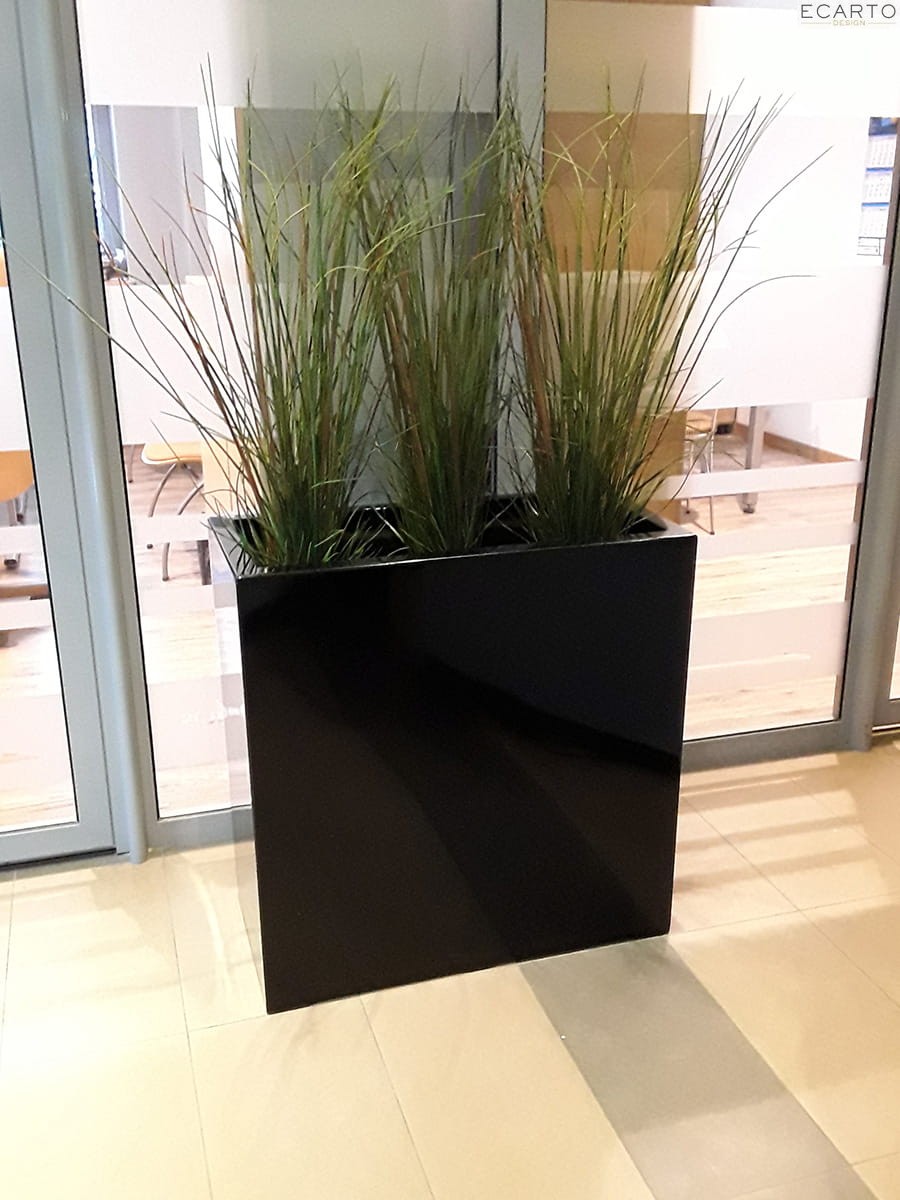 Donica  LARGO 60x28x90 CZARNY POŁYSK