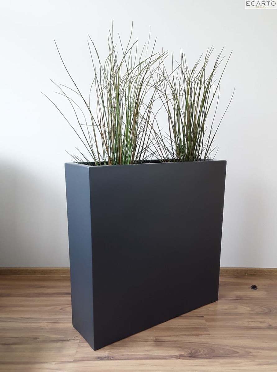Donica  LARGO 76X30X90 ANTRACYT MAT