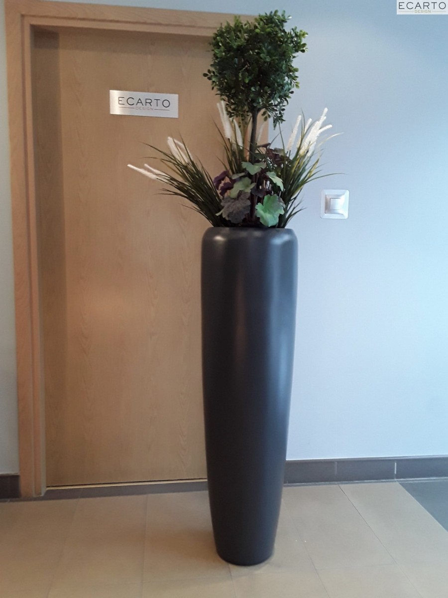 Donica  Tivoli  Alto Ø34X22 H:118  Antracyt mat