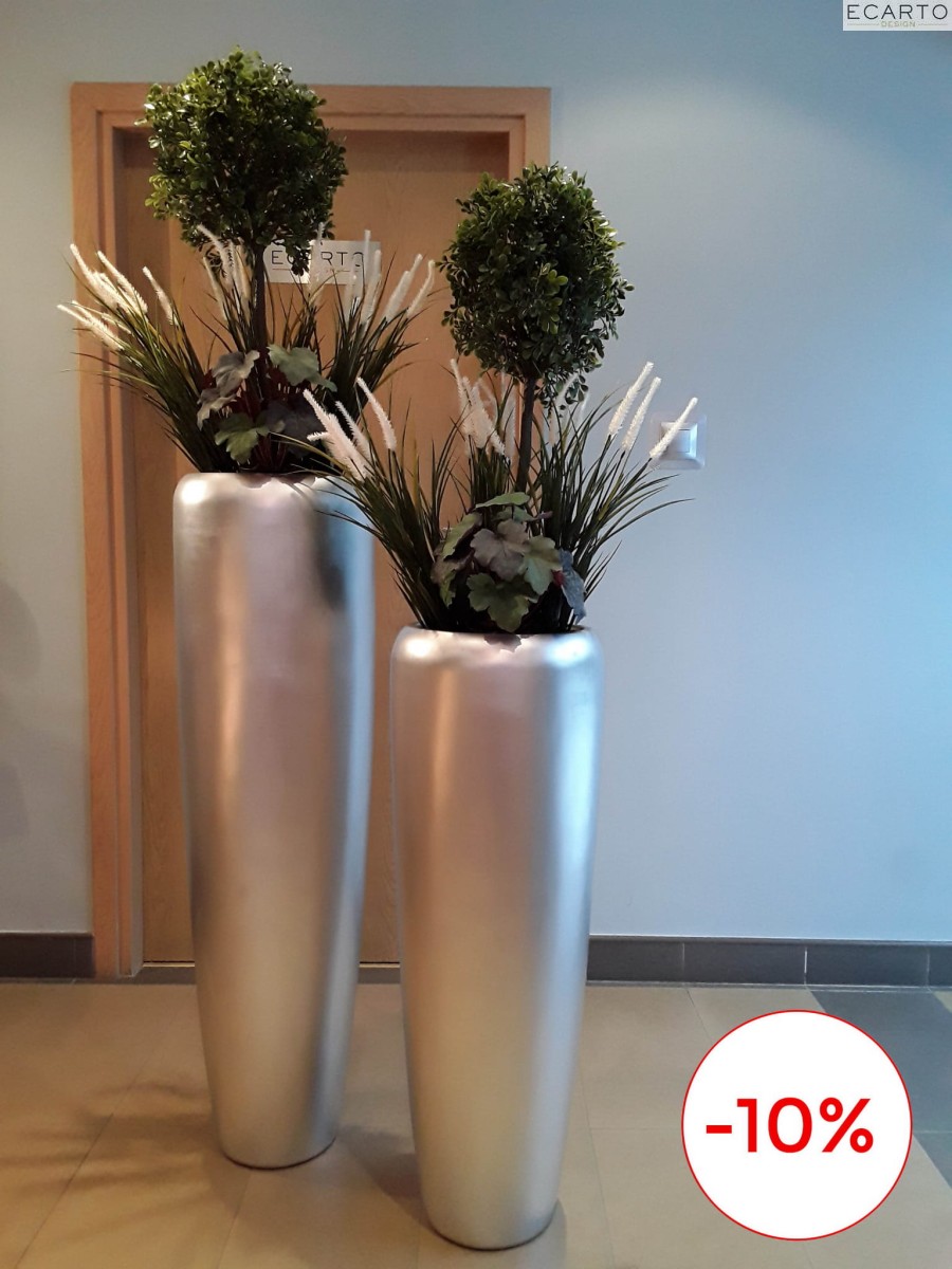 Donica  Tivoli  Altezza + Tivioli Alto Srebrny mat