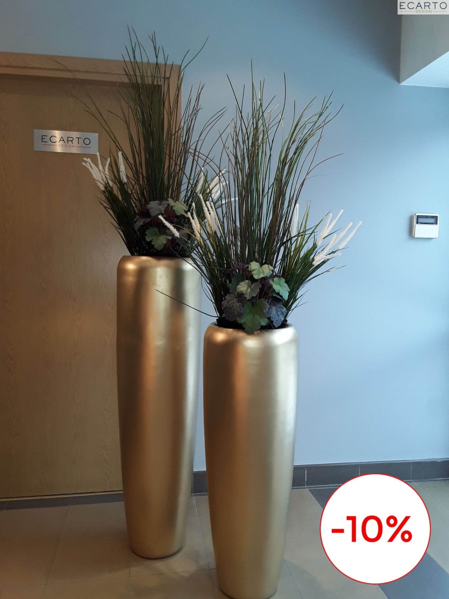 Donica  Tivoli  Altezza + Tivioli Alto Złoty mat