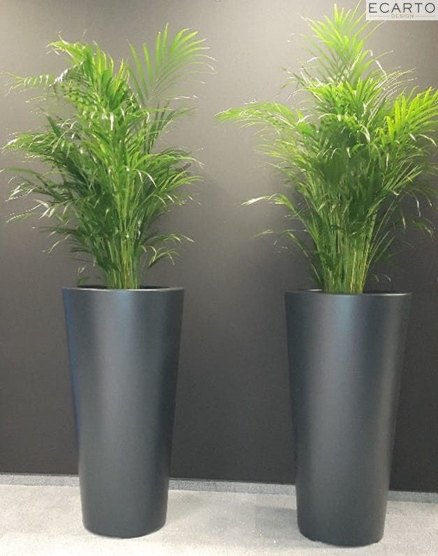 Donica  LEY Ø50X100 ANTRACYT MAT