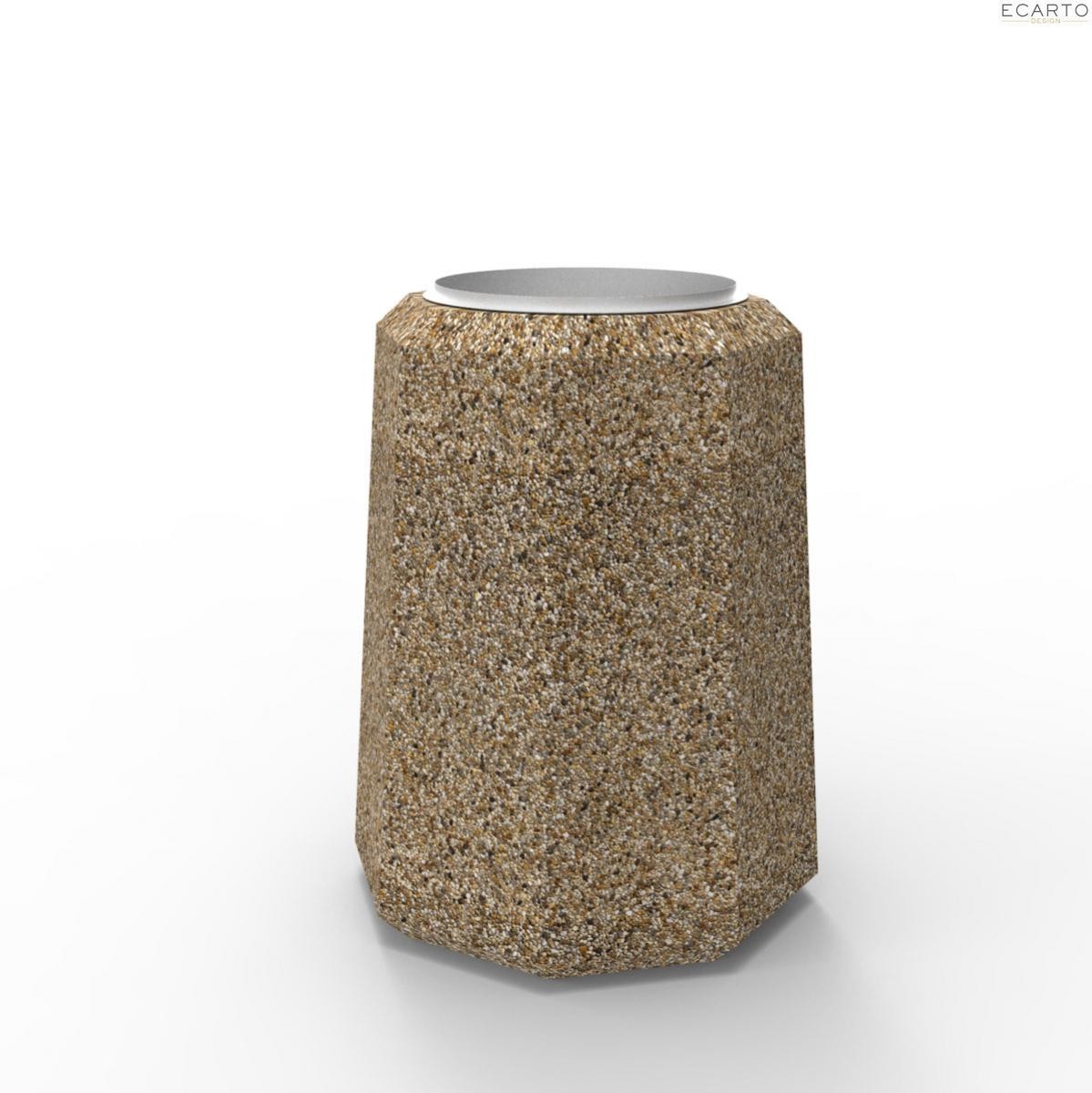 KOSZ ULICZNY OŚMIOKĄTNY PRIMA 70 LTR