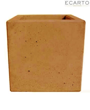 DONICA BETONOWA 50x50x50 - ANTRACYT CEGLASTY