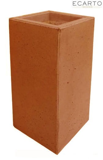DONICA BETONOWA 75x75x100 - ANTRACYT CEGLASTY
