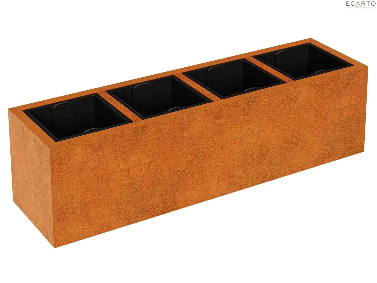 DONICA METALOWA – CORTEN DEPO 13 165x45x45