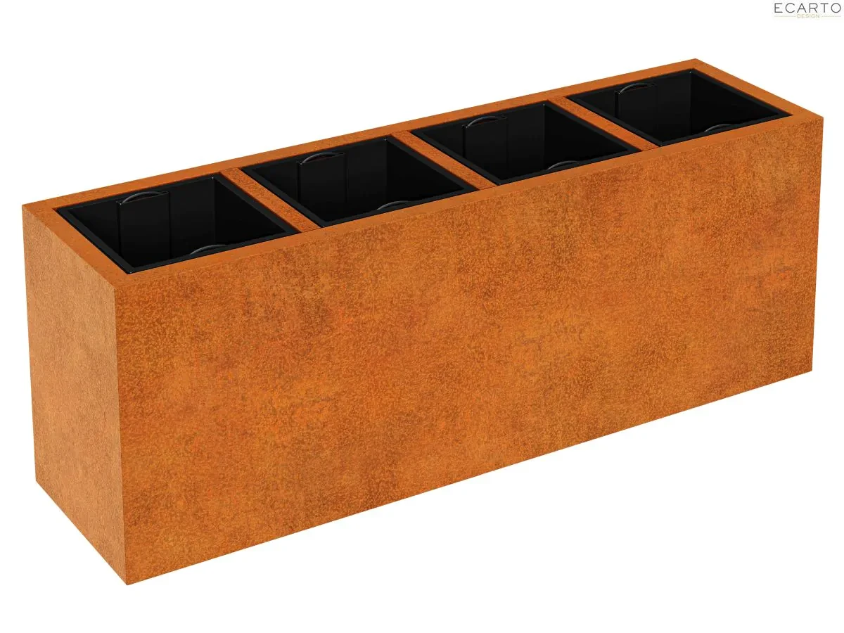 DONICA METALOWA – CORTEN DEPO 14 165x45x60