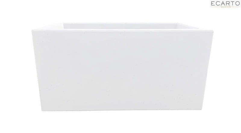 Koryto Niskie 100x50x50 beton bielony
