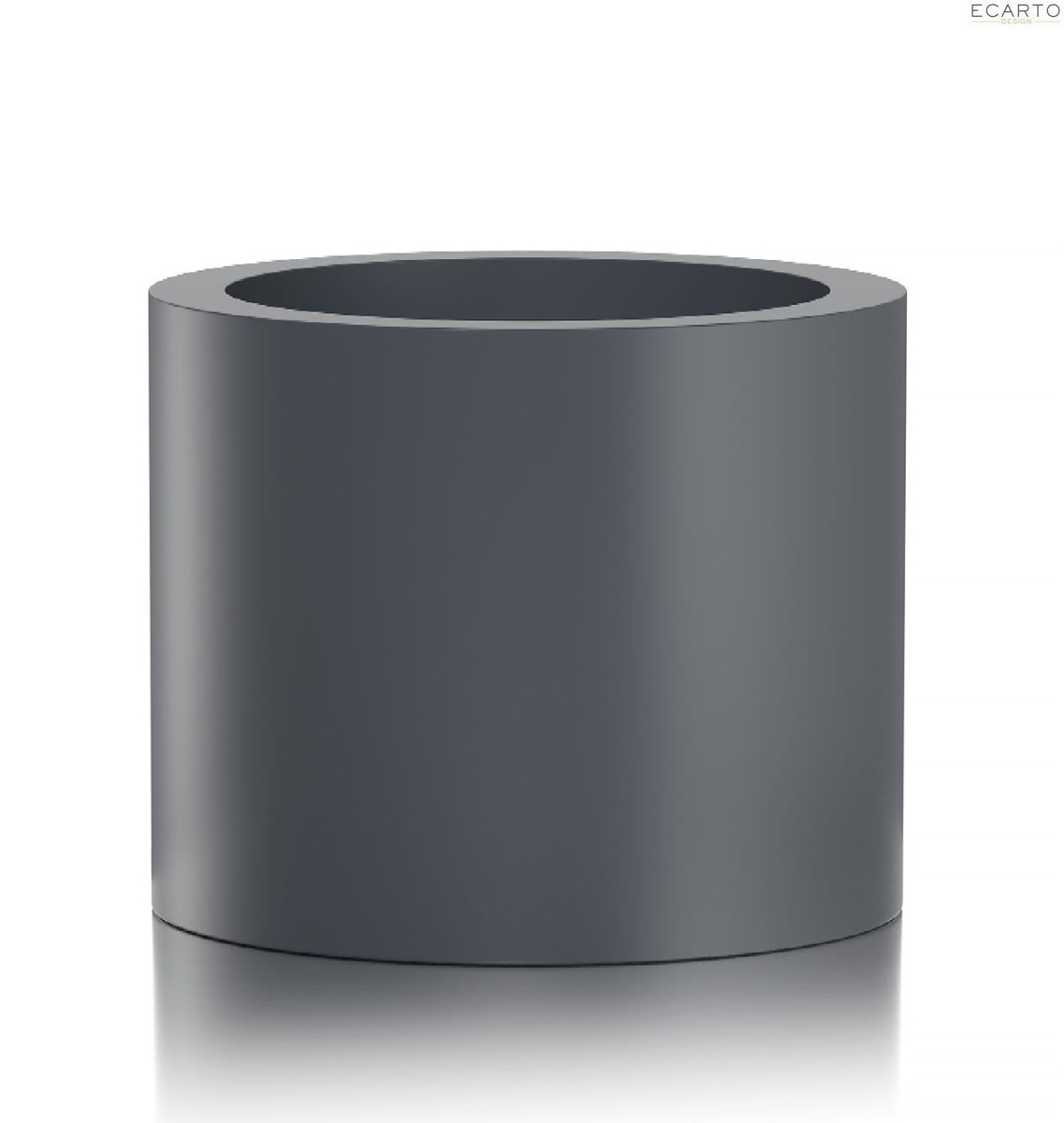 Donica  CIRCULO Ø60x50 ANTRACYT MAT