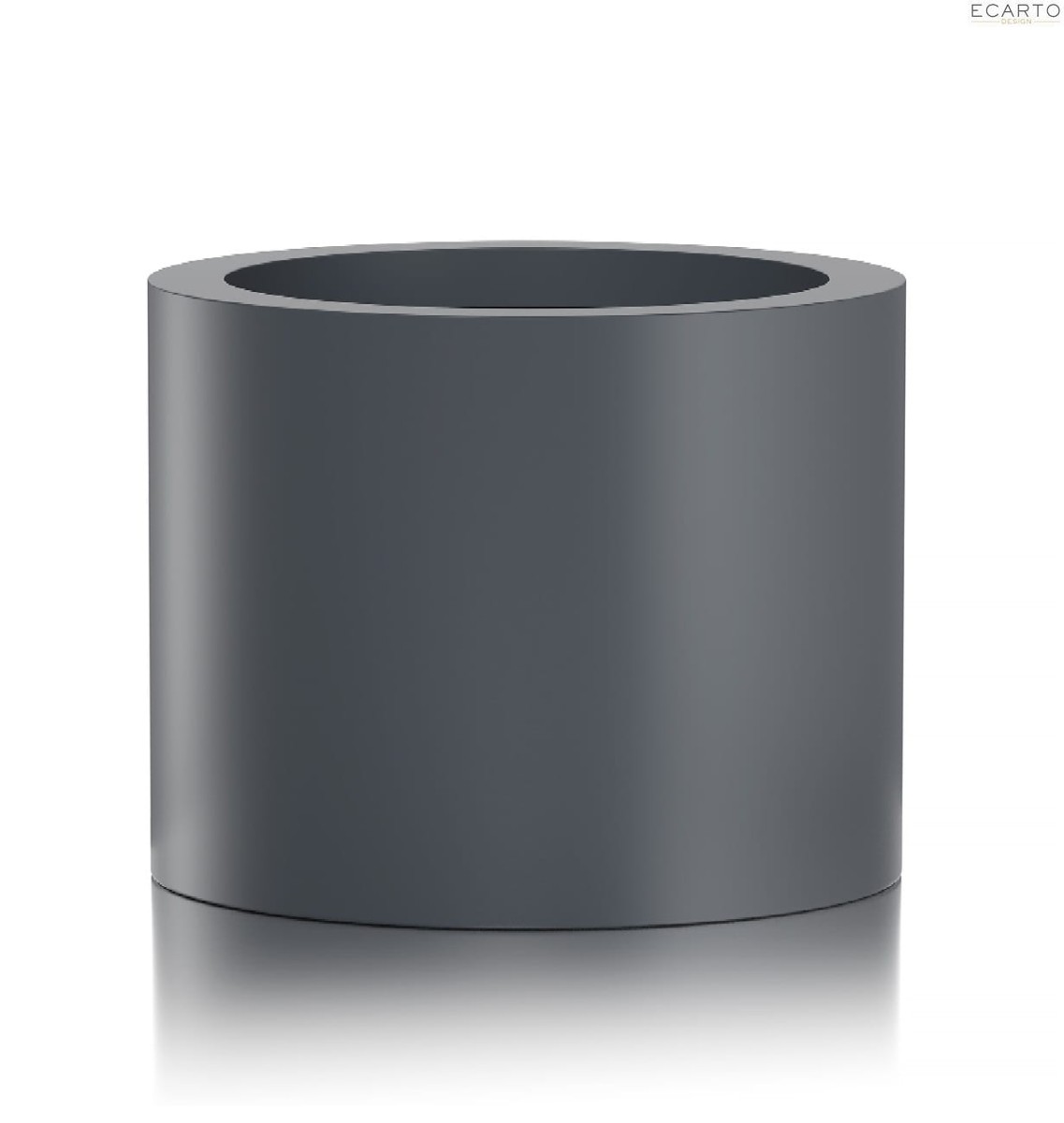 Donica  CIRCULO Ø100x80  ANTRACYT MAT