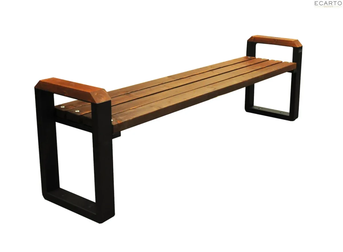 Ławka ogrodowa Poznańska bez oparcia 175 cm