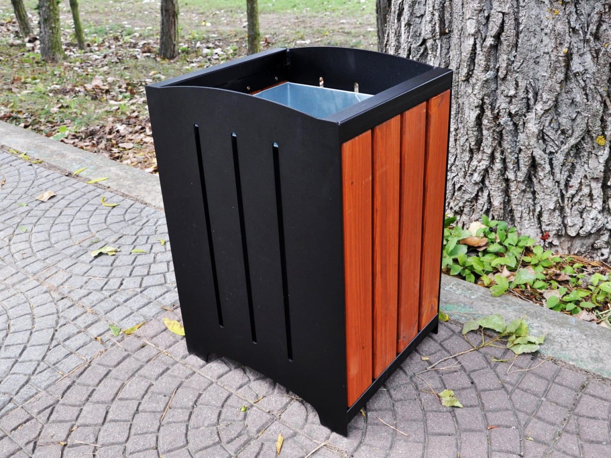 Kosz miejski Brico 45 l