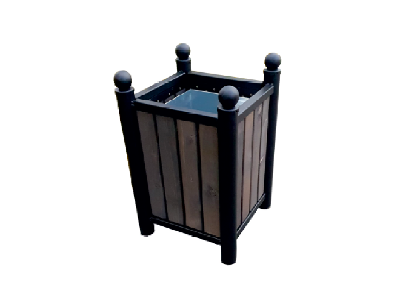 Kosz na śmieci retro osiedlowy