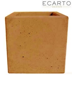 DONICA BETONOWA 40X40X40 - ANTRACYT CEGLASTY