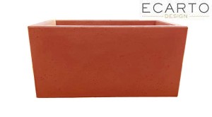 DONICA BETONOWA 100x40x40 - BETON CORTEN