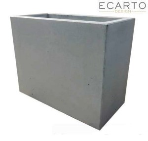 DONICA BETONOWA 100x50x80 - CIEMNY SZARY