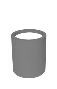 Donica  Ø45x60 ALUMINIOWA 