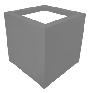Donica  100x100x100 ALUMINIOWA   