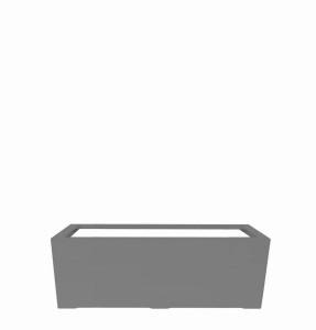 Donica  120x40x40 ALUMINIOWA      