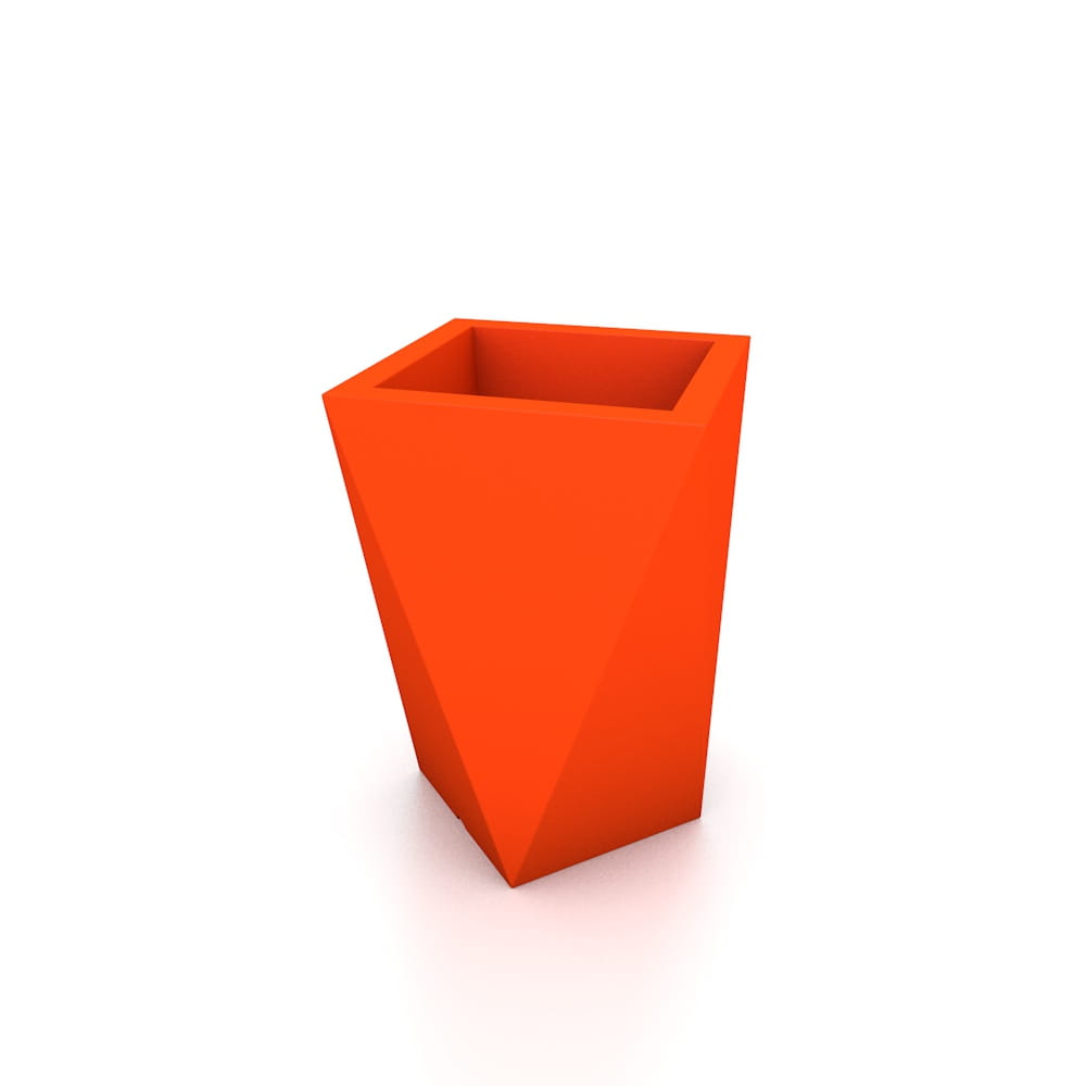 DONICA VASO 40x40x60  POMARAŃCZOWA