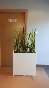 Donica  LARGO 60x28x60 BIAŁY POŁYSK