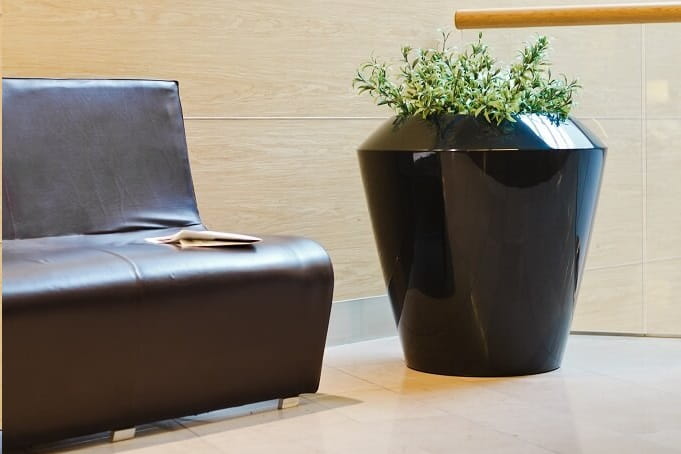DONICA CIANICO Ø45X45 CZARNY POŁYSK